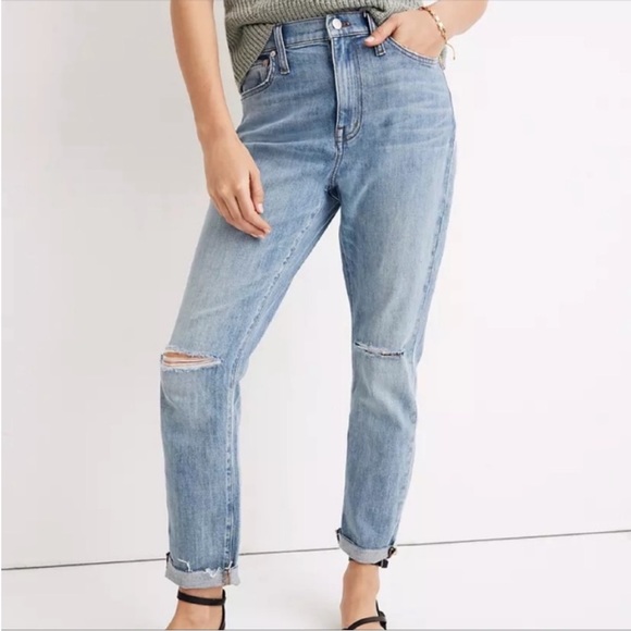 Madewell High rise Slim Boyfriend Fit Jeans Size 24 - Picture 2 of 10